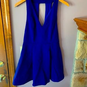 Royal blue dress